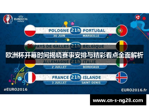 欧洲杯开幕时间揭晓赛事安排与精彩看点全面解析 欧洲杯开幕时间揭晓赛事安排与精彩看点全面解析