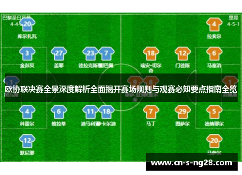 欧协联决赛全景深度解析全面揭开赛场规则与观赛必知要点指南全览